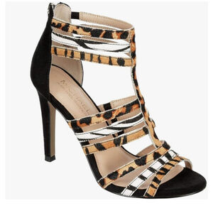 Michael By Michael Shannon Women's Nicki Leopard High Heels Dress Shoes Size 8.5